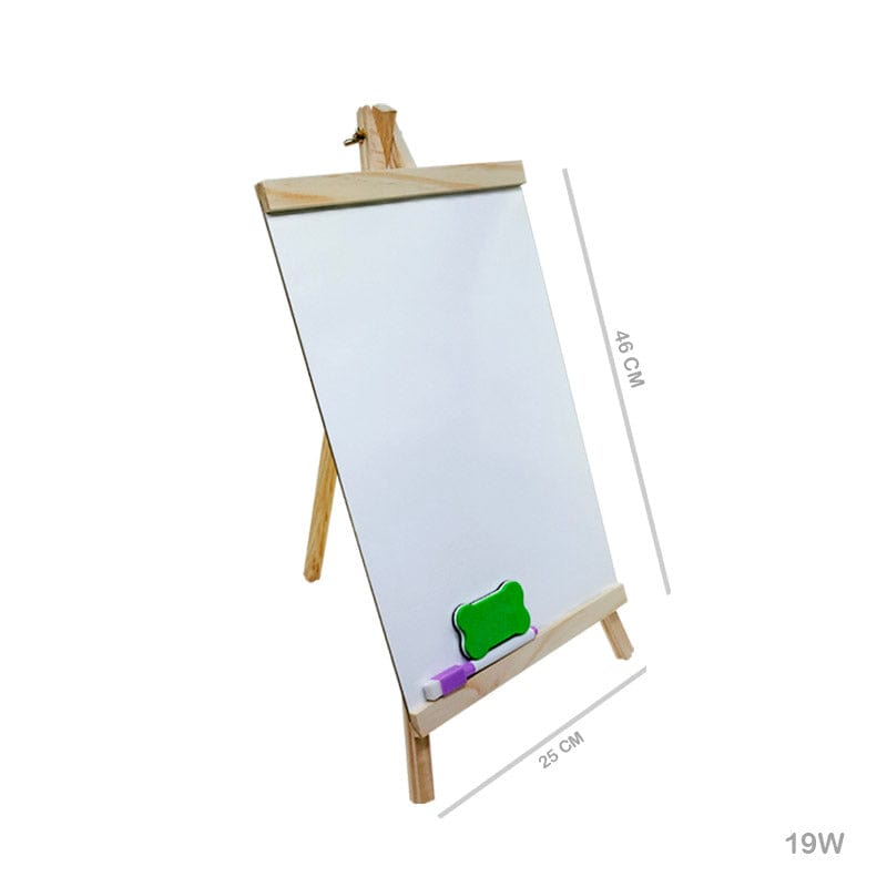 19 White Board With Easel 25X46Cm (19W)