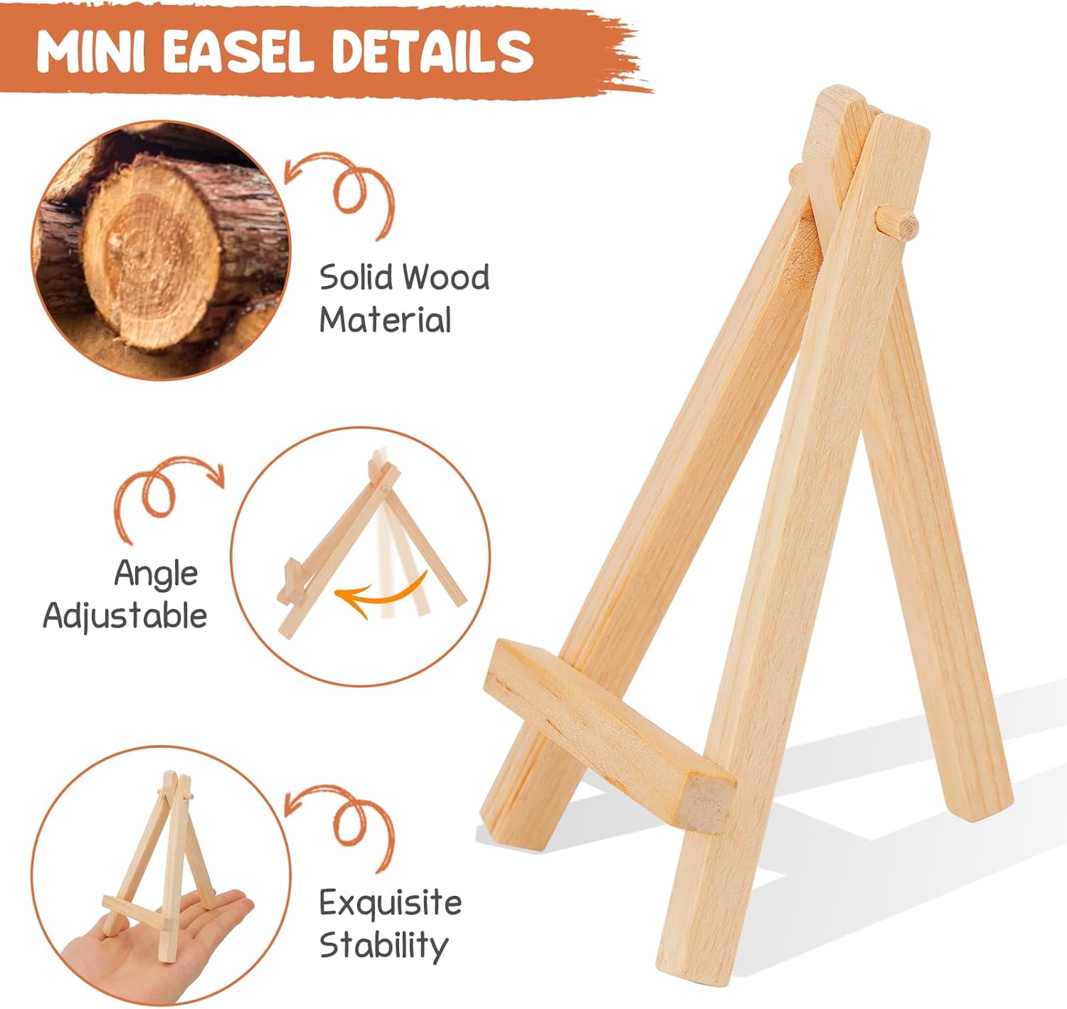 Mini Wooden Easel