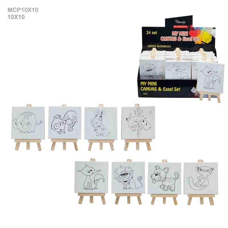Mini Canvas And Easel Printed (Mcp10X10) Contains 1 Unit