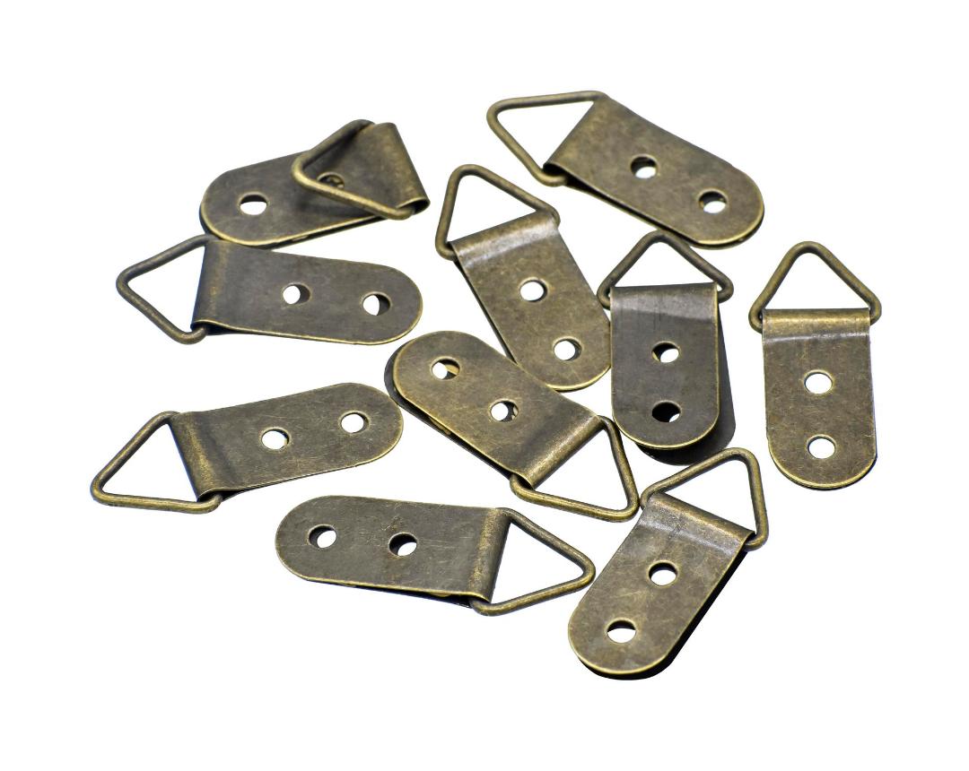 Metal Hanging Hooks for Photo Frames – Big Size, Pack of 10