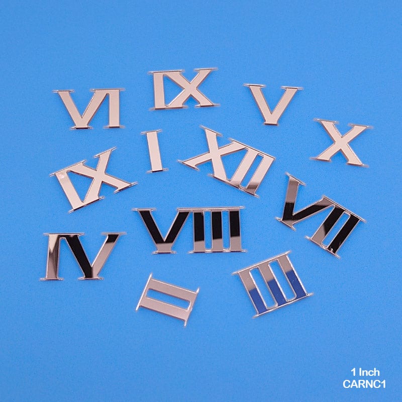 Clock Acrylic Roman 1 Copper (Carnc1)