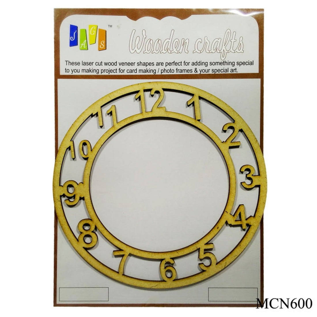 MDF Clock Number (6inch)