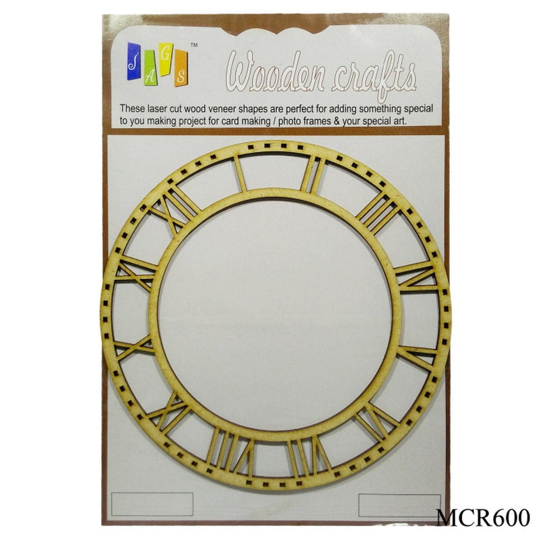 MDF Clock Roman 6inch