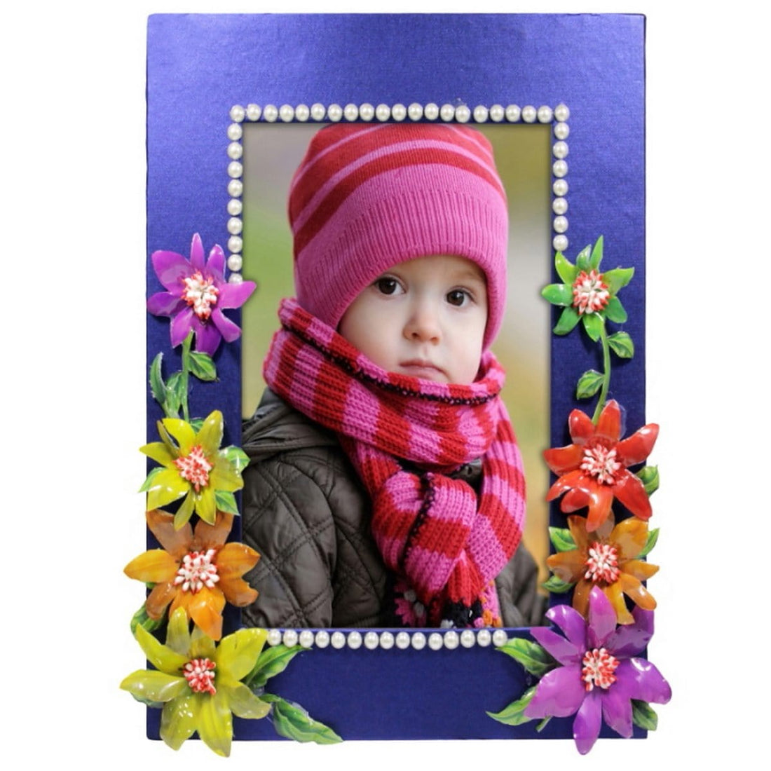 Blooming Splendor: Resin Flower Printed Sheet A4