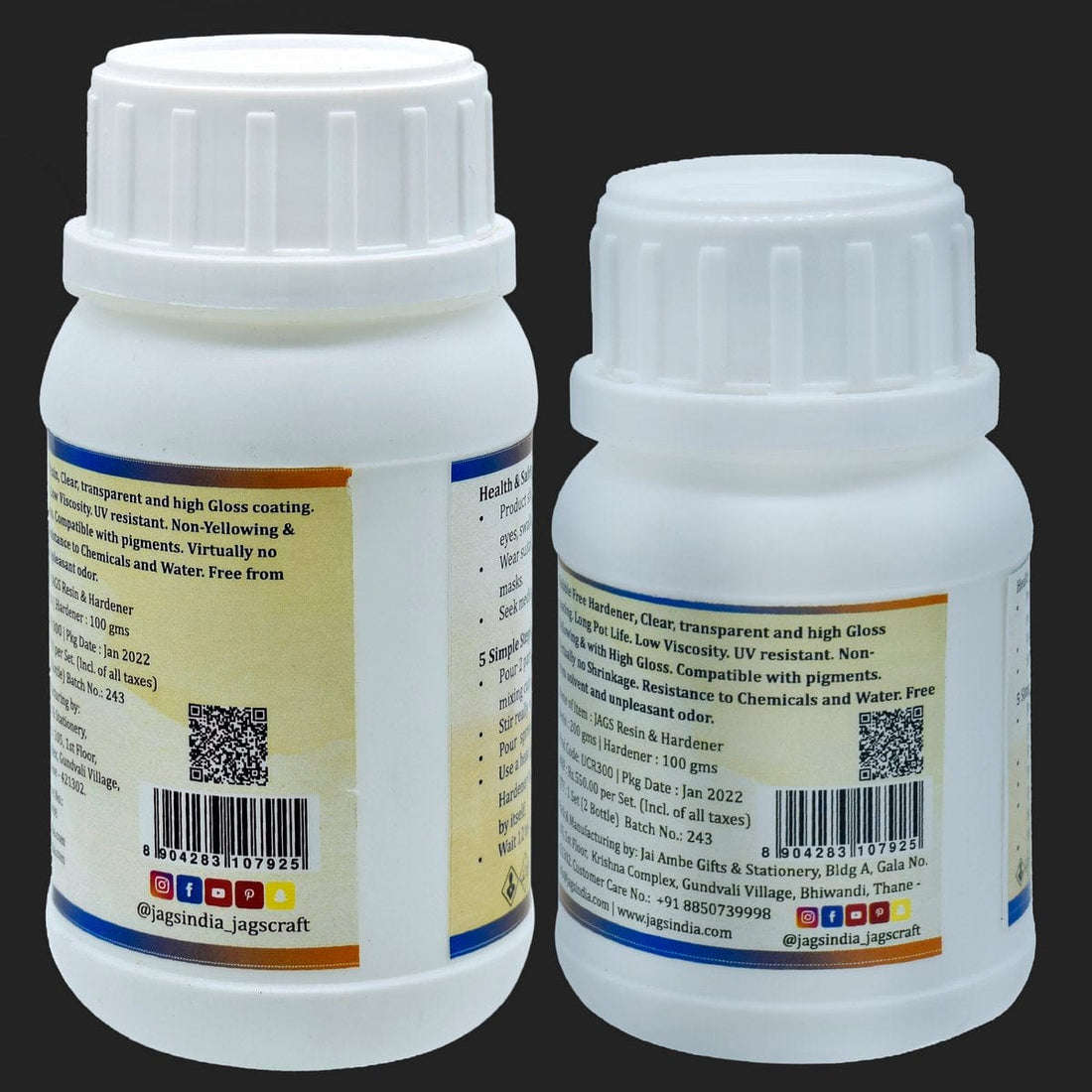 Ultra Clear Resin 200Gms Hardener 100Gms UCR300