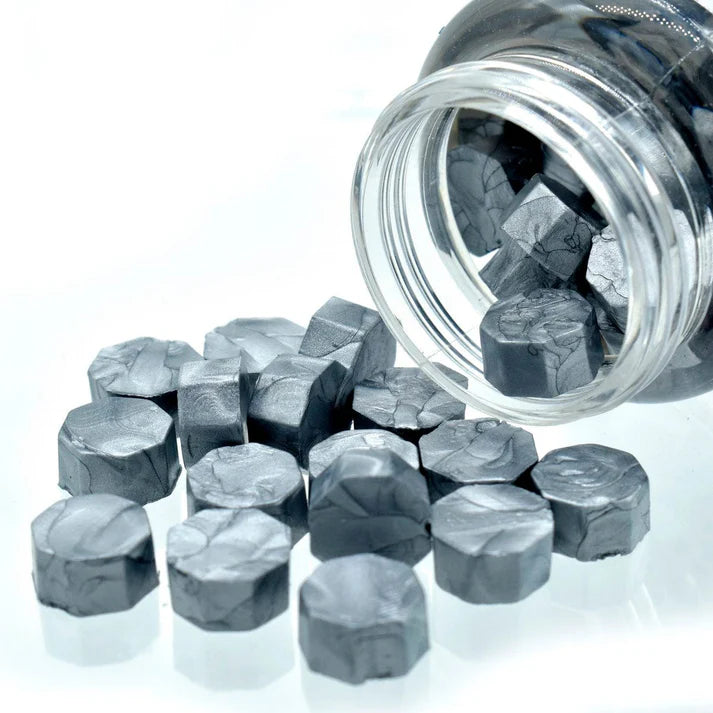 Wax Stamp Seal Beads silver