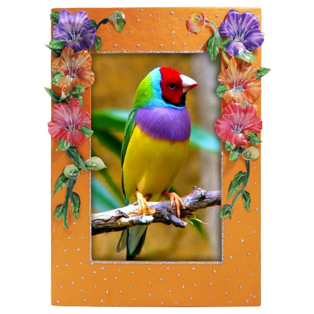 Botanic Blooms: Resin Flower Printed Sheet A4