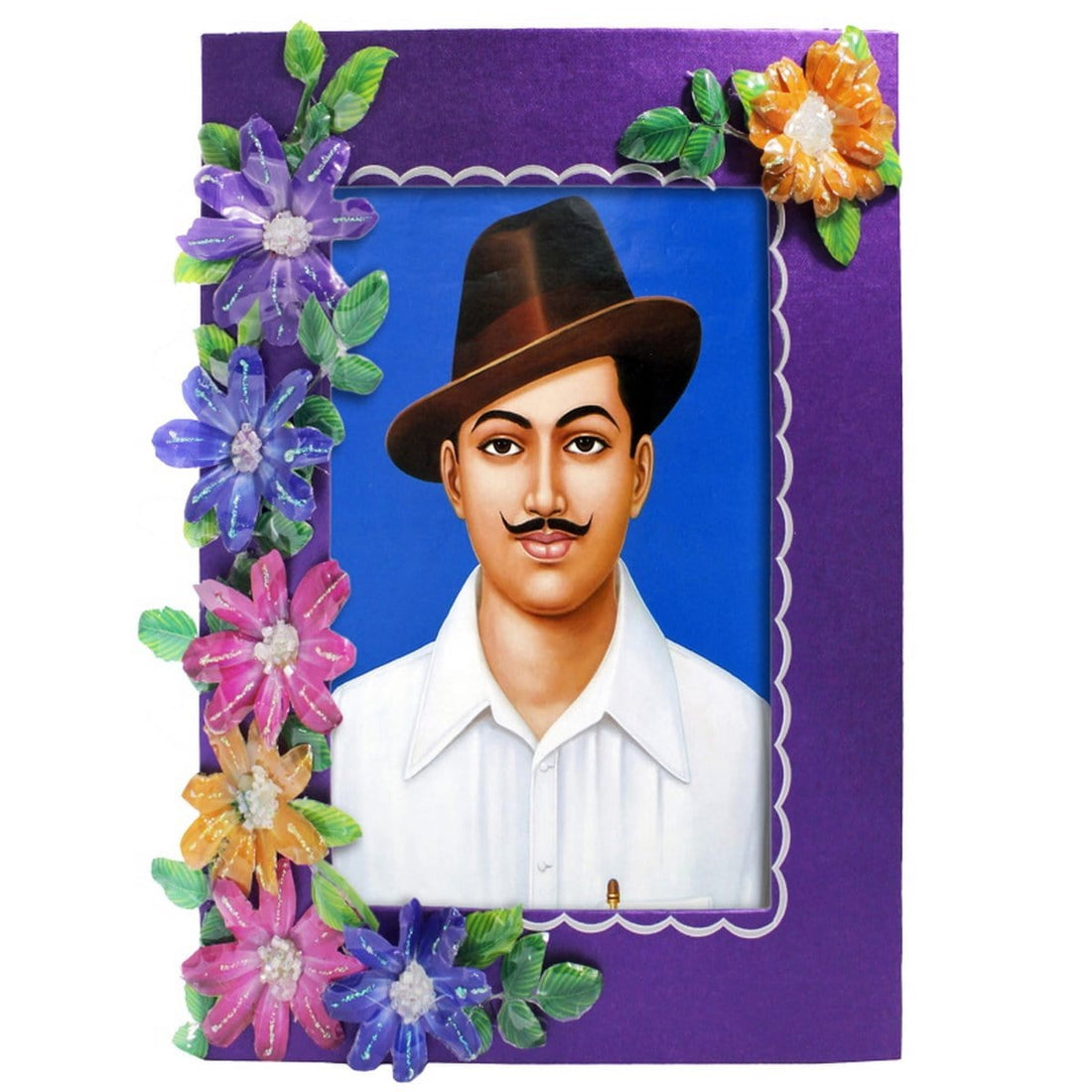 Floral Essence: Resin Flower Printed Sheet A4