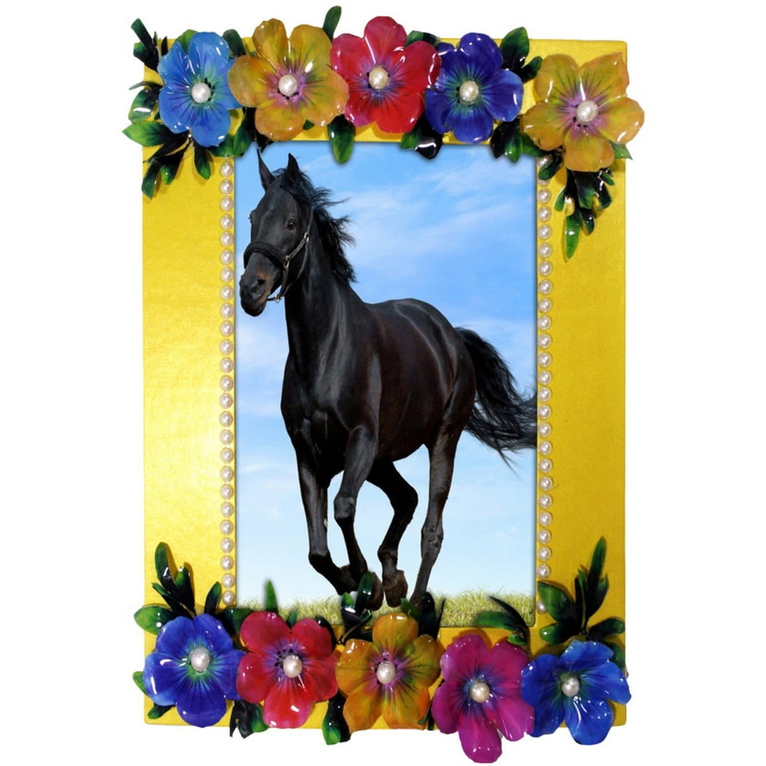 Floral Symphony: Resin Flower Printed Sheet A4