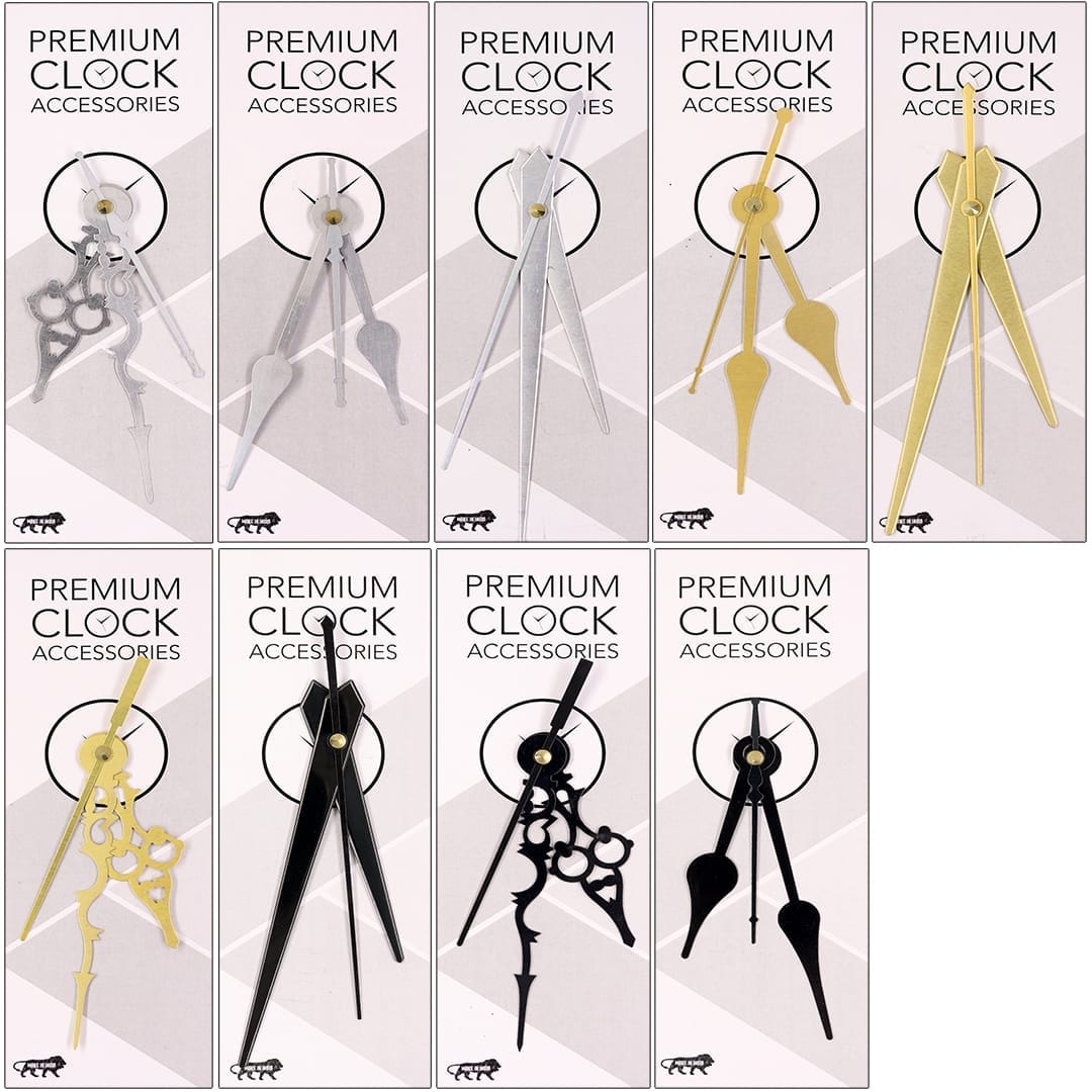Premium Clock Accessories - Clock Hands, Contain 1 Unit