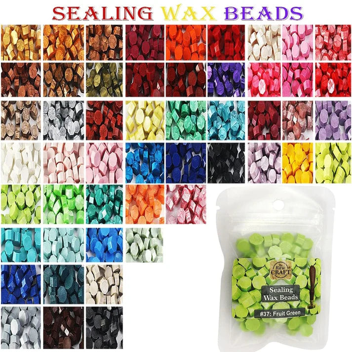 Sealing wax beads 25 grams ( 1 packet of assorted colour )